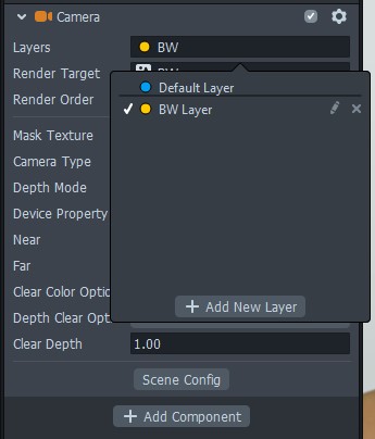 Changing the layer of a post effect in Lens Studio